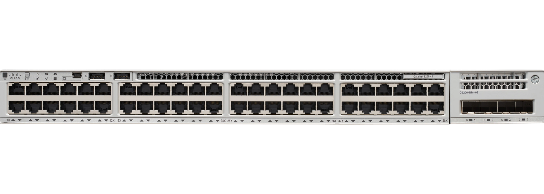 Коммутатор Ethernet Cisco 9200 Управляемый Layer 3 Стоечный 