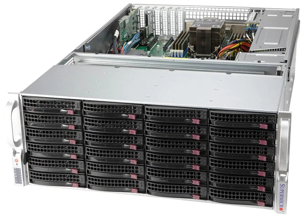 25", 2*glan, 3*pcie, vga, 400w). 5" hot-swap hdd, single. Сервер супермикро. Supermicro superserver 6049gp-trt. Платформа xeon.